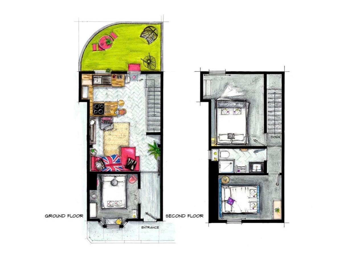 3 Double Bed Brittania Styled Central Home Near Lfc Sleeps 6 With Free Business Super Fast Fibre Broadband Liverpool Exterior foto